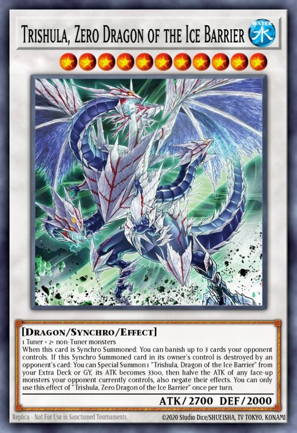 Trishula, Zero Dragon of the Ice Barrier