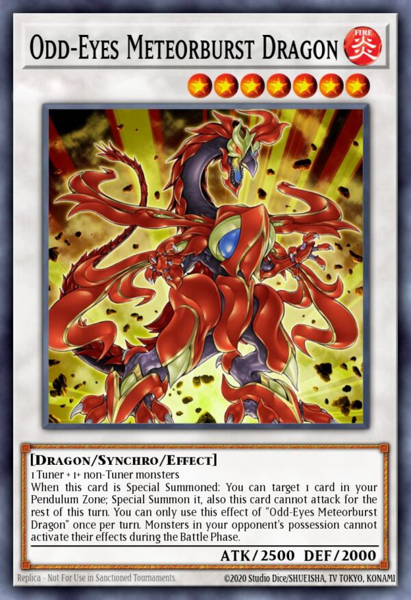 Odd-Eyes Meteorburst Dragon