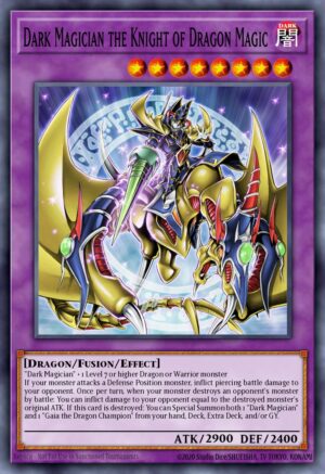 Dark Magician the Knight of Dragon Magic