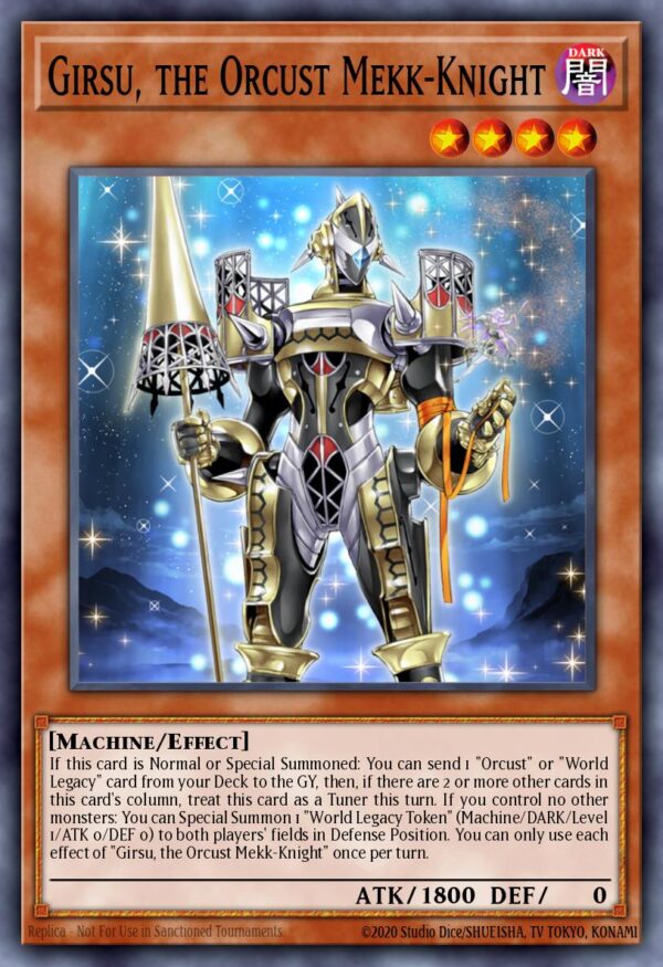 Girsu, The Orcust Mekk Knight